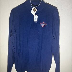 johnnie-O Navy World Series Champions Pullover
